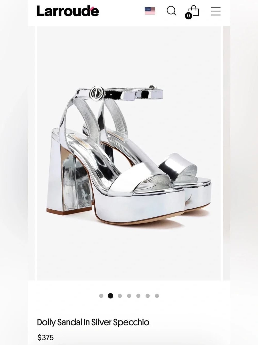 Larroude Dolly Platform Sandal